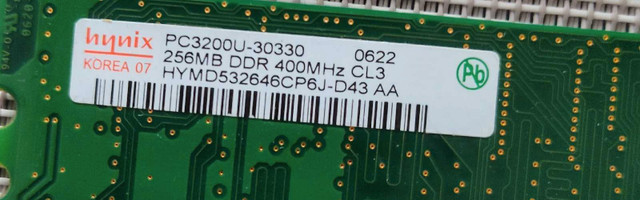 Hynix 256 MB DDR2 Memory + More RAM - photo 2