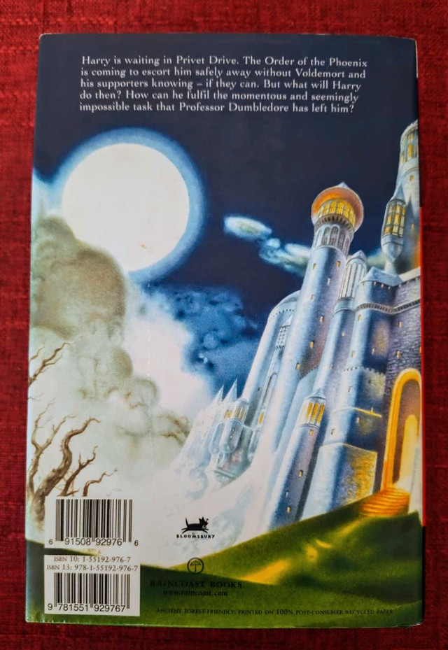 Harry Potter & Deathly Hallows -HC First Ed - photo 3