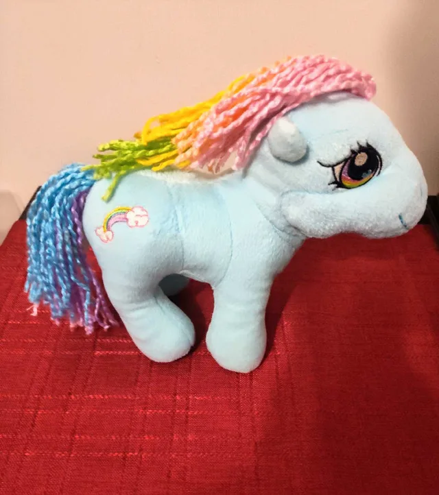 Vintage 2000's Hasbro My Little Pony G3 Rainbow Dash Plush thumbnail