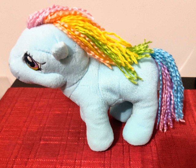 Vintage 2000's Hasbro My Little Pony G3 Rainbow Dash Plush - photo 3