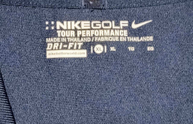 Men's Nike golf polo shirt size XL L 31" x 24" - photo 3