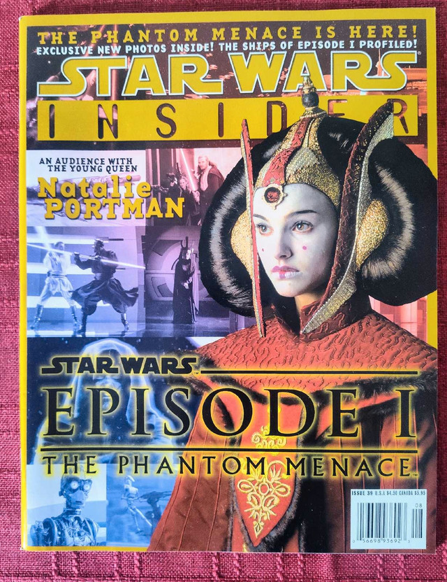 Star Wars Insider Magazine #39 VINTAGE 1998 Natalie Portman