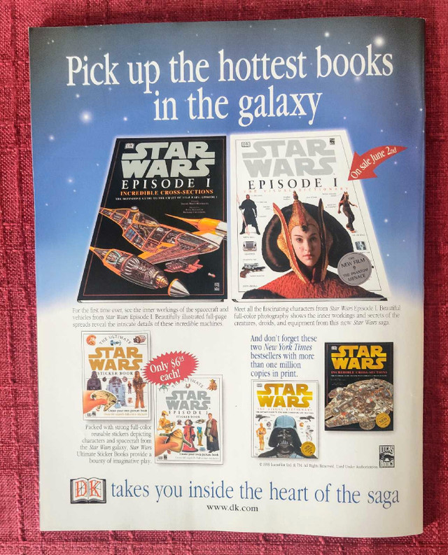Star Wars Insider Magazine #39 VINTAGE 1998 Natalie Portman - photo 5