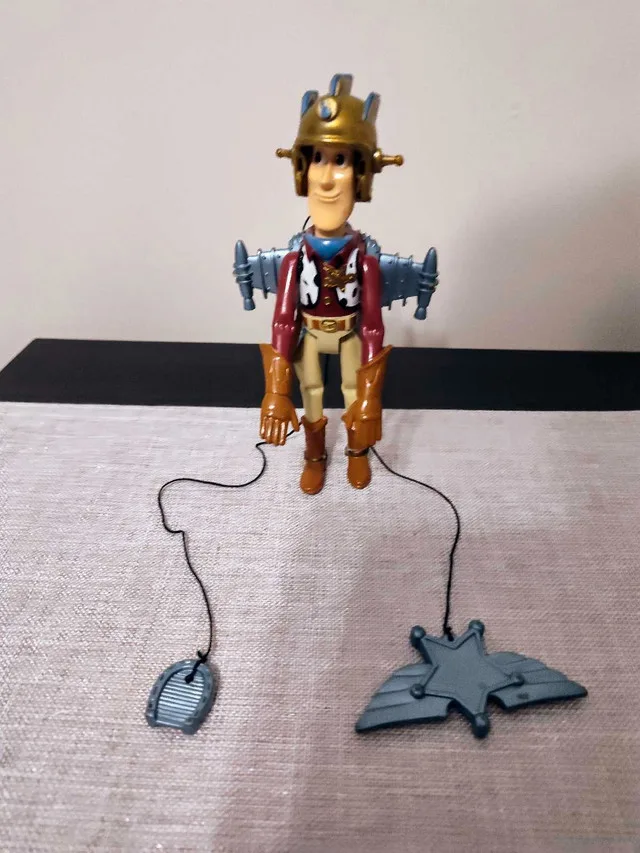 1998 Toy Story 2 Rocket Force Soaring Sheriff Woody thumbnail