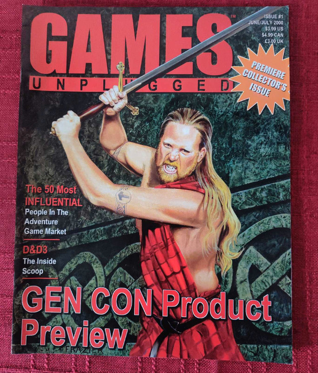 GAMES UNPLUGGED Magazine # 1 Premier Issue!