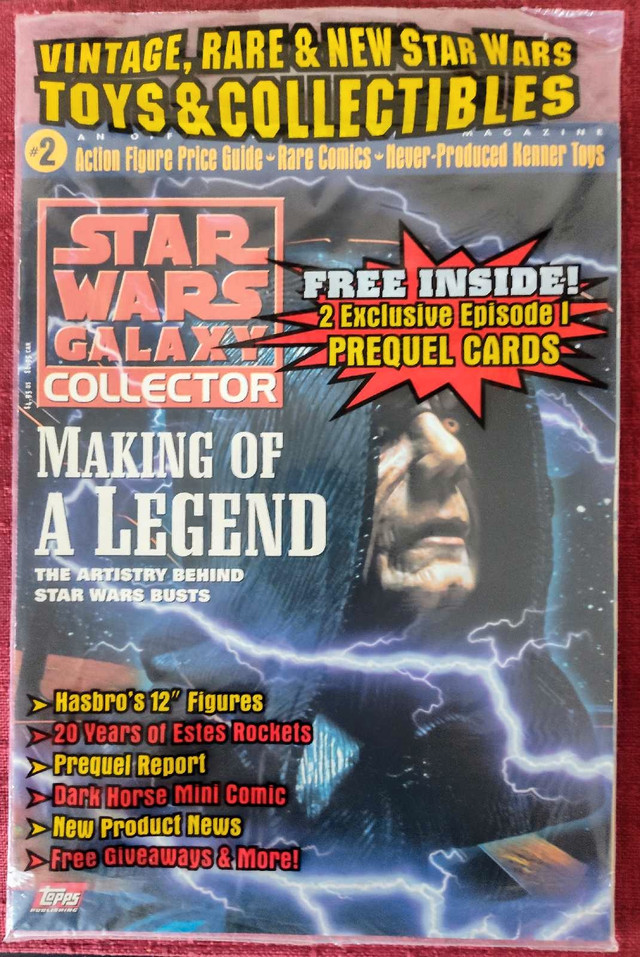 Sealed Star Wars Galaxy Collector Magazine #2 May 1998