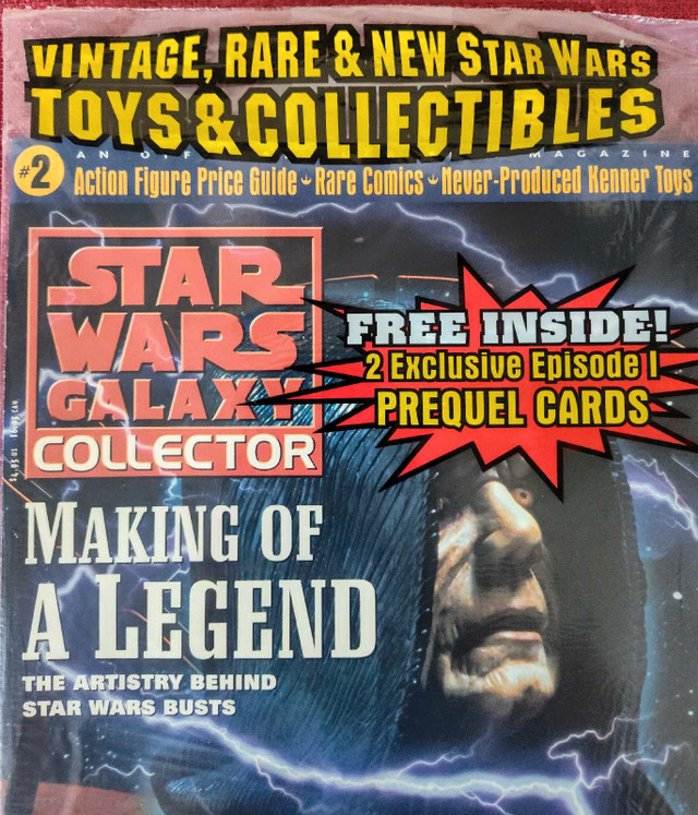 Sealed Star Wars Galaxy Collector Magazine #2 May 1998 - photo 2
