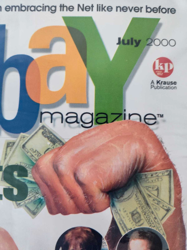 Sealed eBay Magazine July 2000 with AOL titanium CD - photo 2