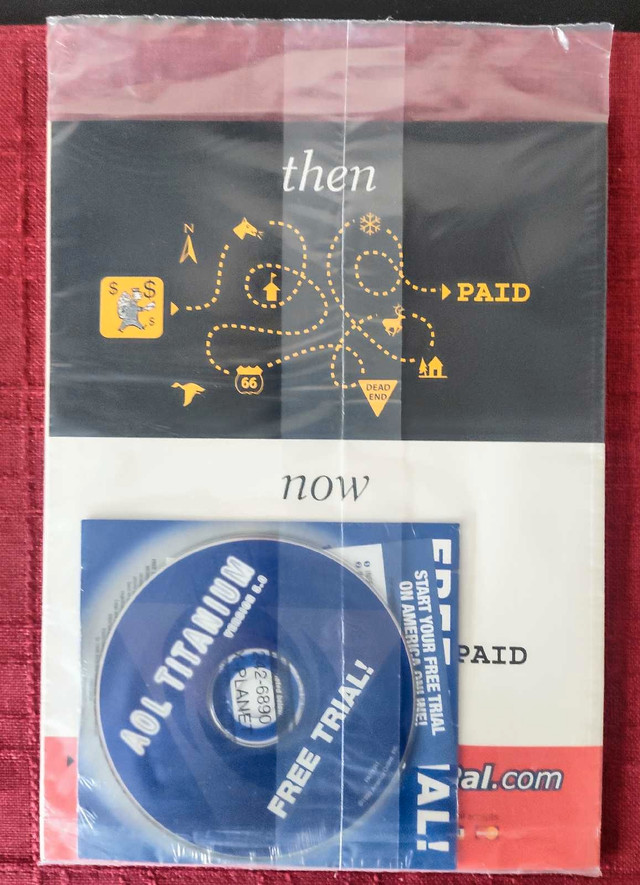 Sealed eBay Magazine July 2000 with AOL titanium CD - photo 3