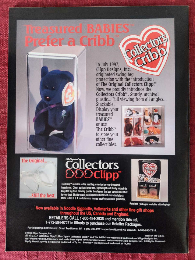 Beanie Update Trade-Premiere Issue 1998-Beanie baby magazine - photo 3