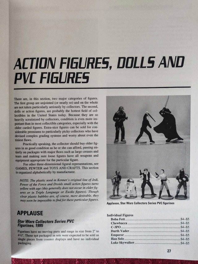 Star Wars: House Of Collectibles Price Guide 4th ed - photo 5
