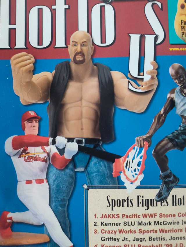 Vintage 1998-1999 Hot Toys Magazines WWE #1,2,3,13 - photo 2