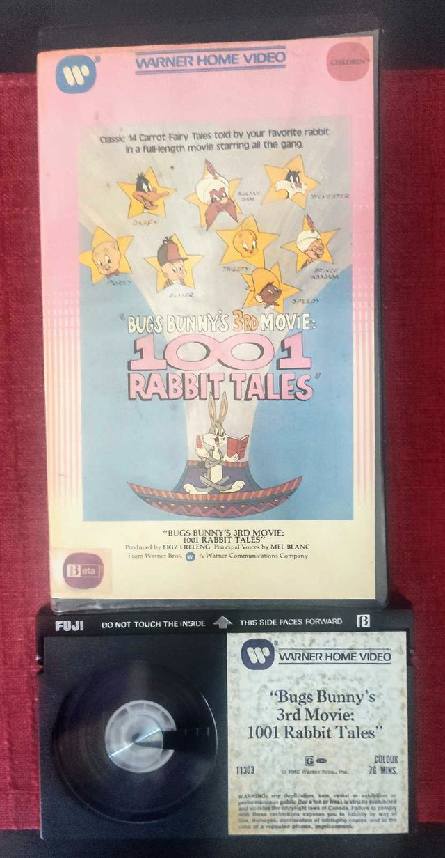 1982 Beta Bugs Bunny's 3rd Movie 1001 Rabbit Tales