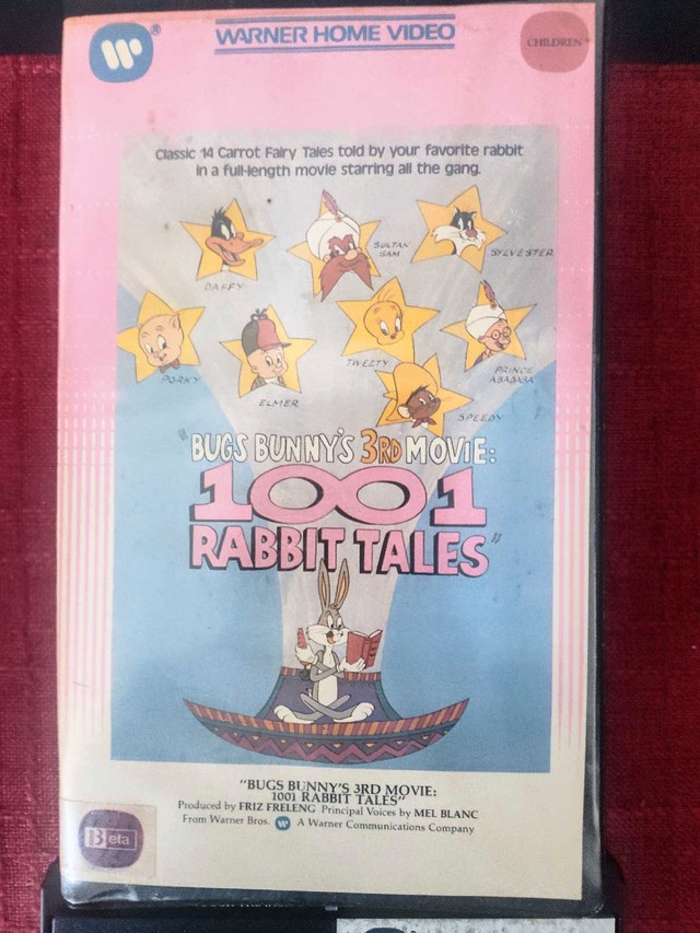 1982 Beta Bugs Bunny's 3rd Movie 1001 Rabbit Tales - photo 2