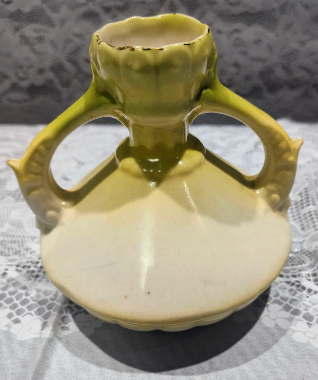 Vintage Stamped Czech Floral Vase 5" X 5" - photo 4