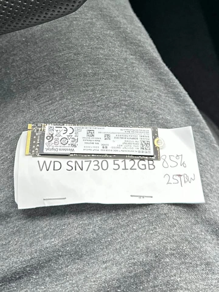 512GB NVMe M.2 2280 Western Digital Black SN730 SSD