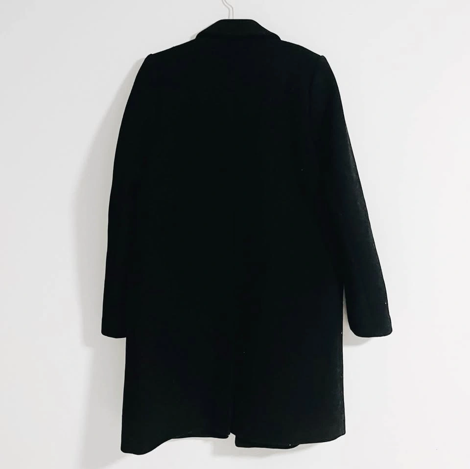 Zara Trafaluc Outerwear Trench Coat - Black, Size Small - photo 2