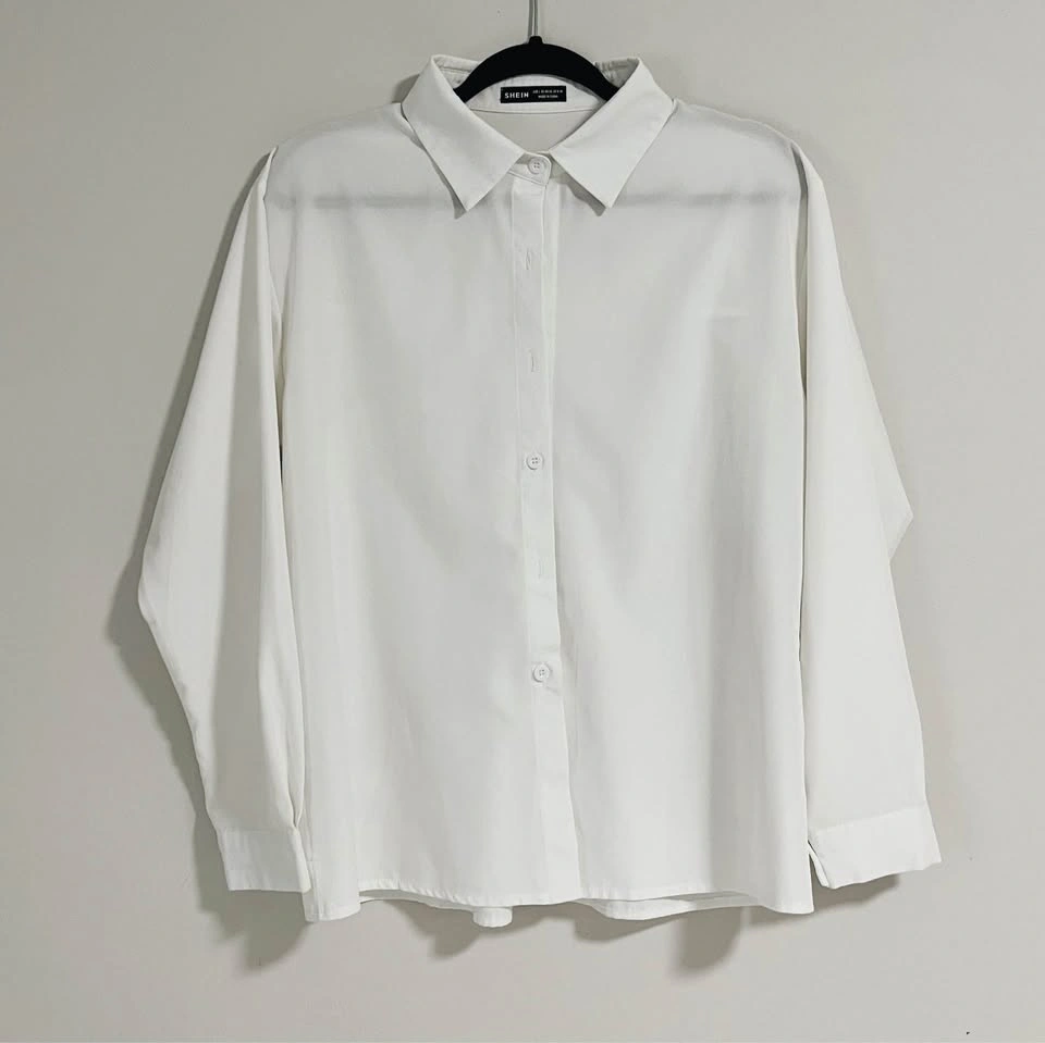 Shein Lune Long Sleeve Button Up Shirt