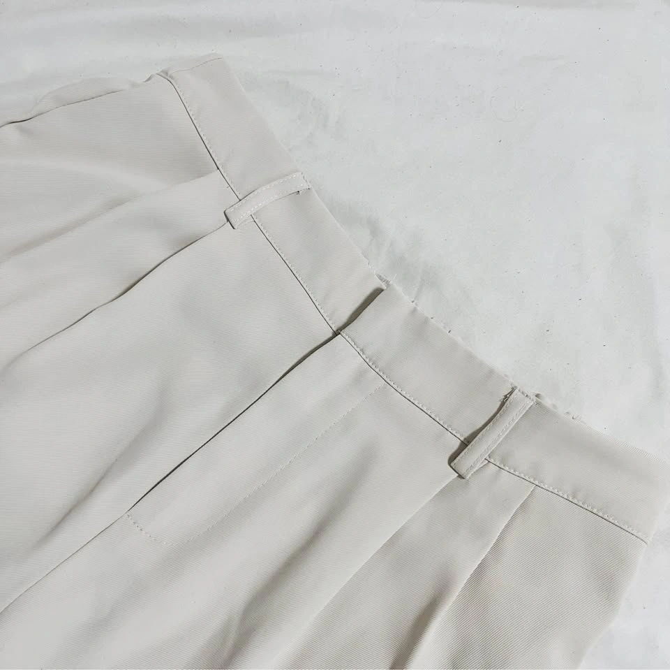 Shein Petite Straight Leg Pants (beige) - photo 3