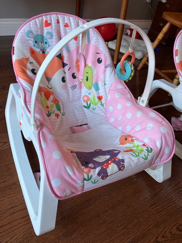 Baby rocking chair, 2 items