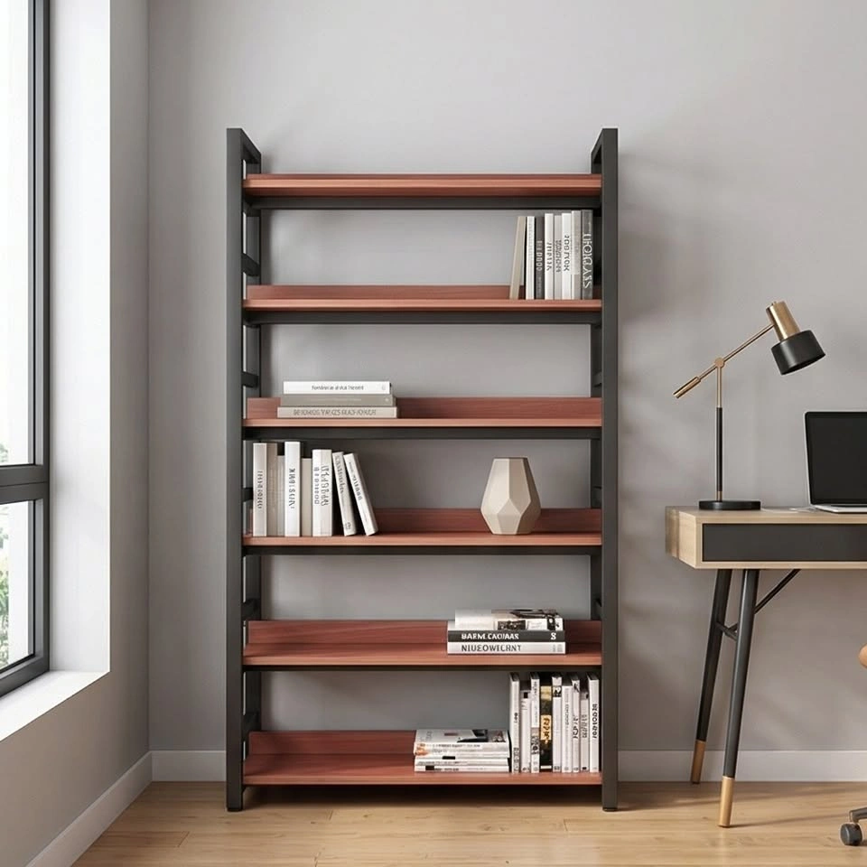 C1630 GAR005 Floor-Standing Metal Shelf – Industrial Display & B - photo 2