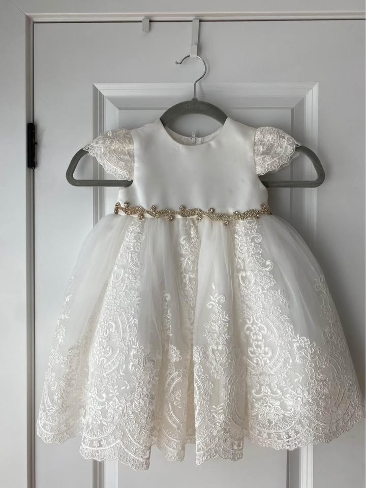 Baby baptism dress size 9 months - photo 2