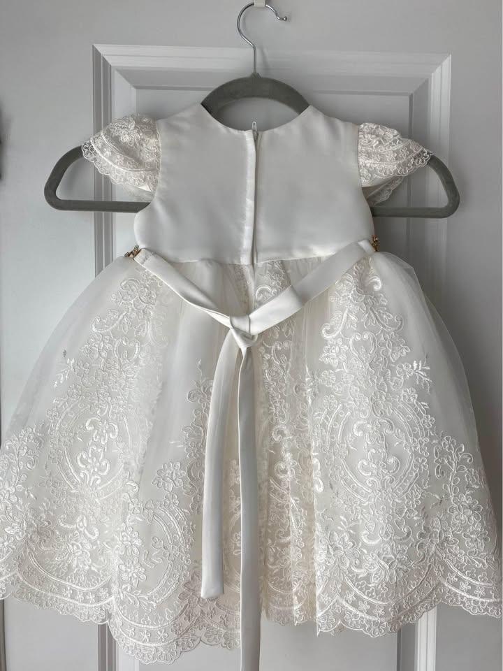 Baby baptism dress size 9 months - photo 3