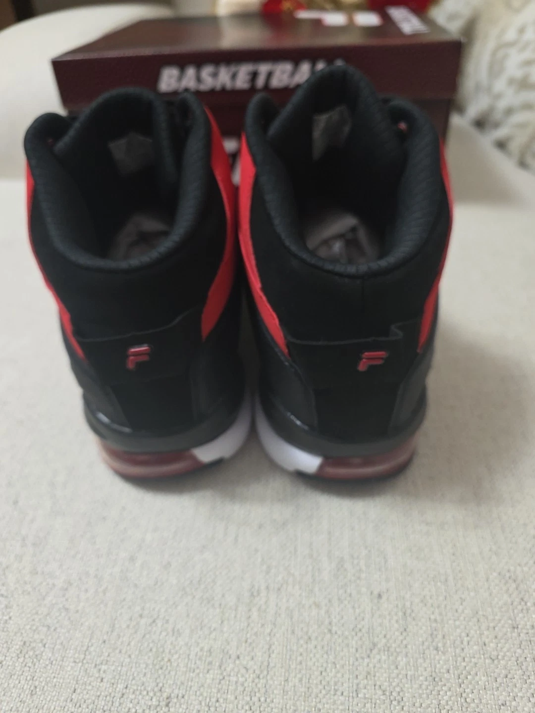Fila Mens MB Black Size 11 Red Athletic Sneakers - photo 3
