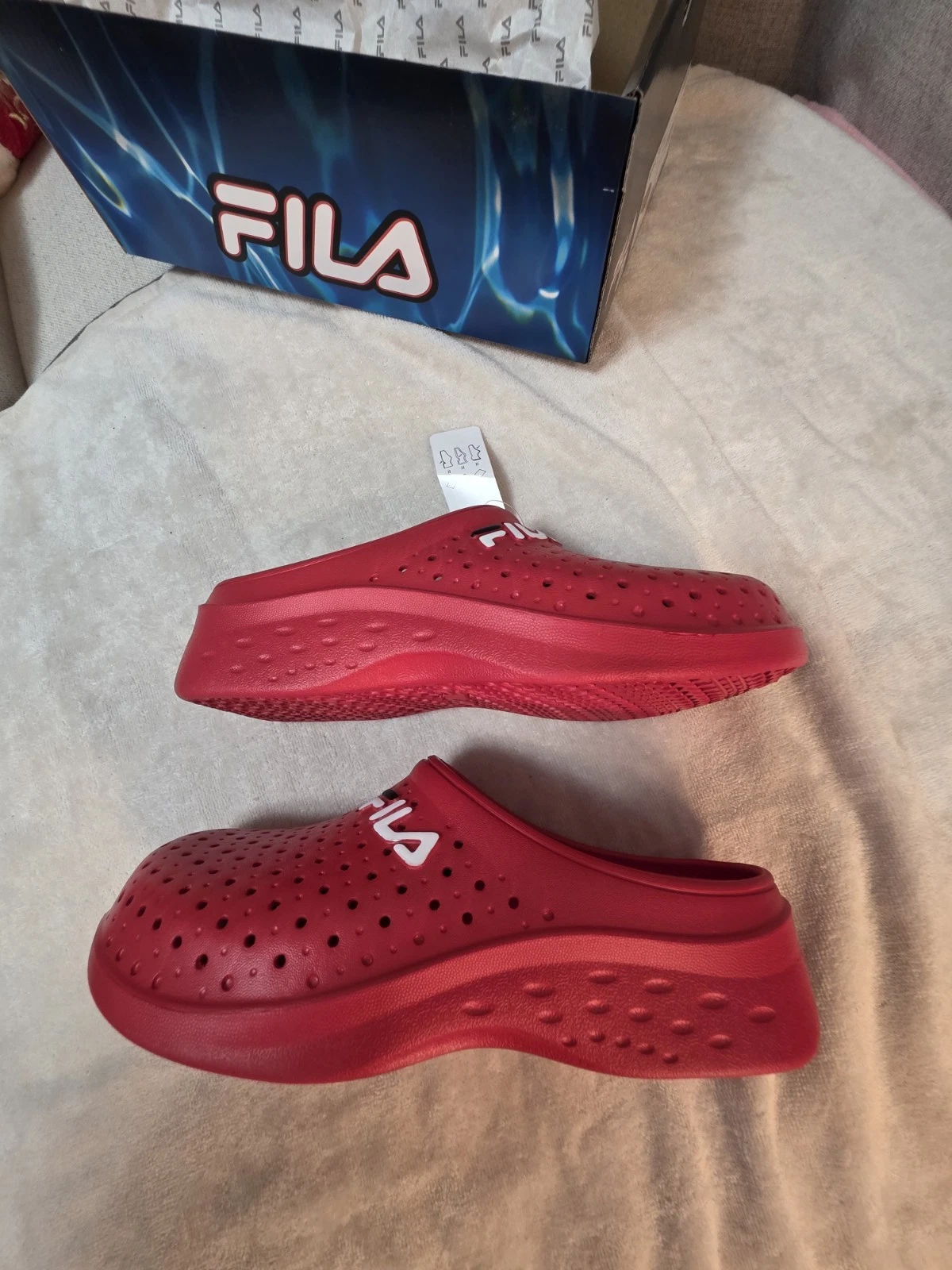 Fila Impel Slide Mens Shoes Size 7, Red New With Box - photo 2