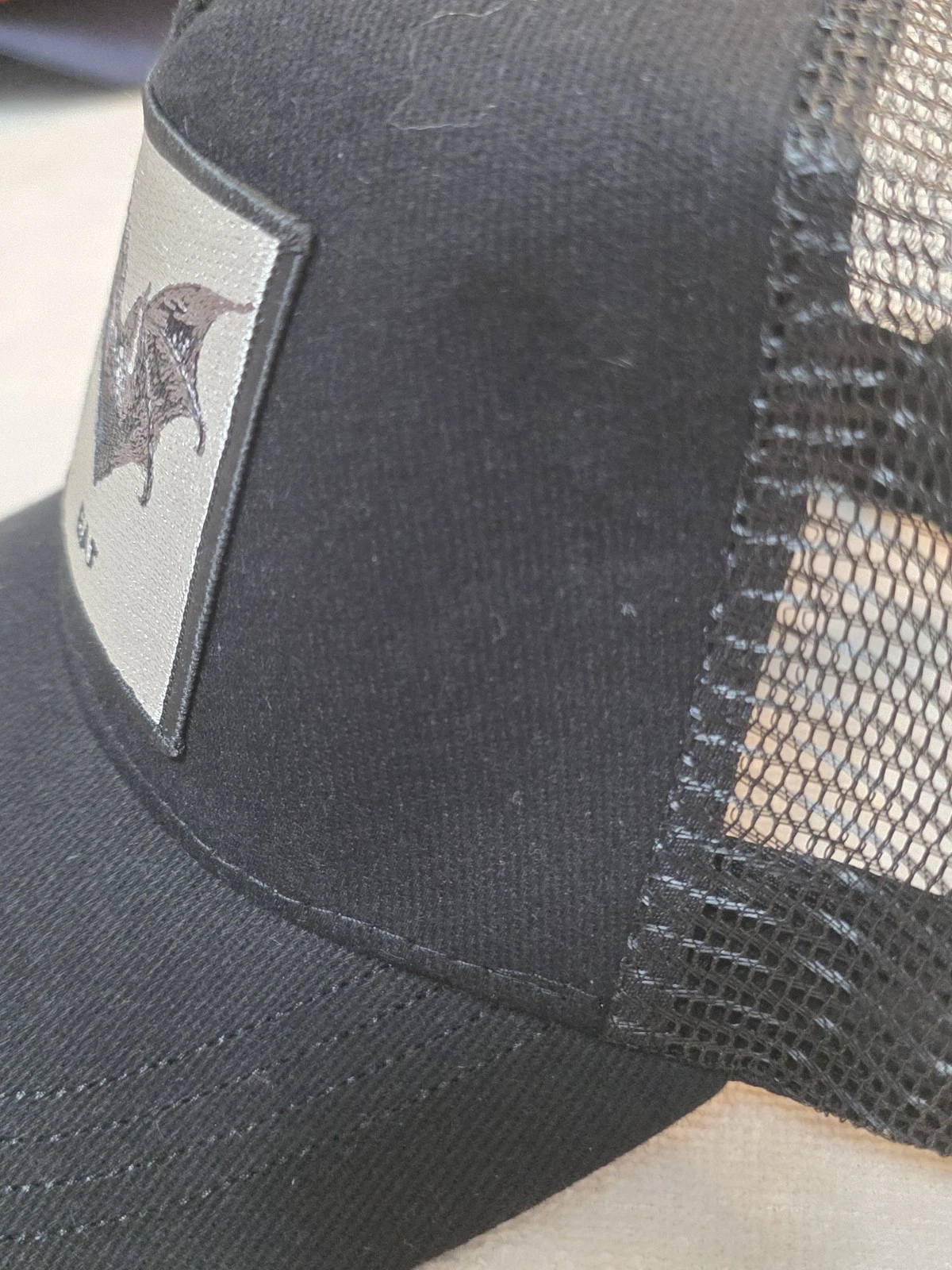 Bat Embroidered Baseball Cap Snapback Trucker Style Unisex Outdo - photo 4