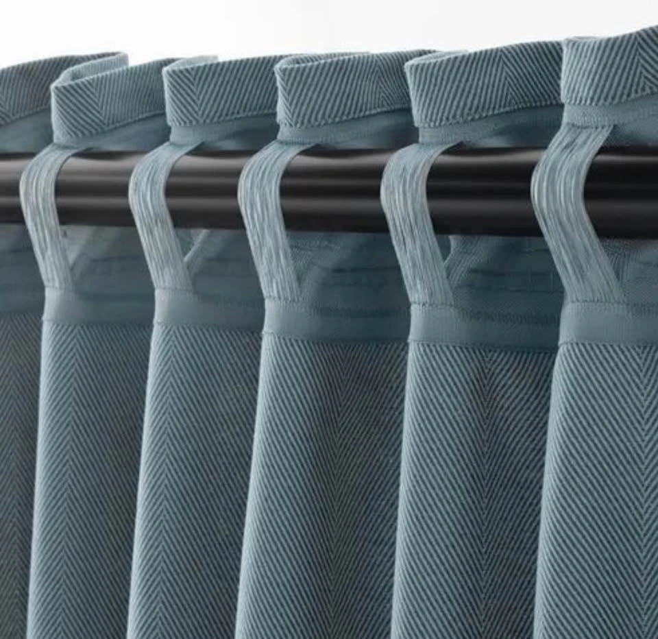 Ikea Long Curtains - Light Blue - photo 5