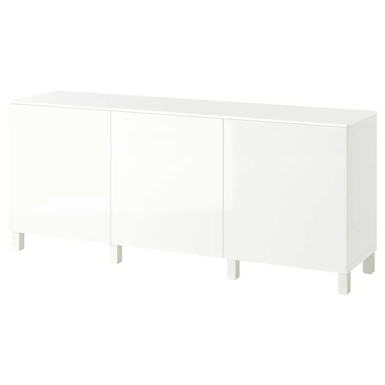KEA BESTÅ Storage Unit | High Gloss White | Modern Sideboard / T - photo 2