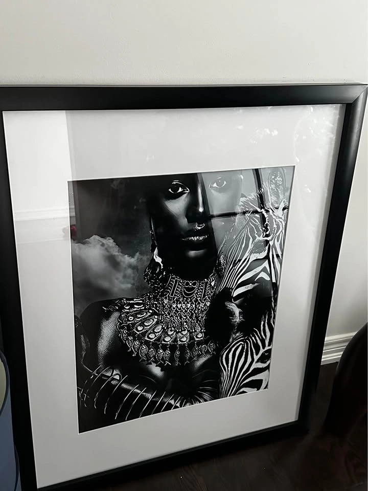 Framed B&W Portrait Art - photo 2