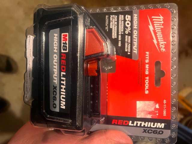 Milwaukee M18 REDLITHIUM HIGH OUTPUT XC6.0 Battery