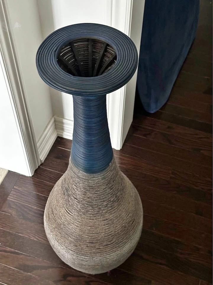 Textured Floor Vase