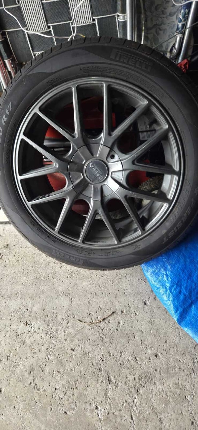 Pirelli AS+ Persist with Touren Rims 225 50 R17
