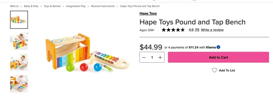 Hape Toys Pound and Tap Bench - photo 3
