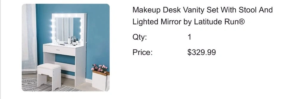 Make-Up Vanity for Sale - photo 4