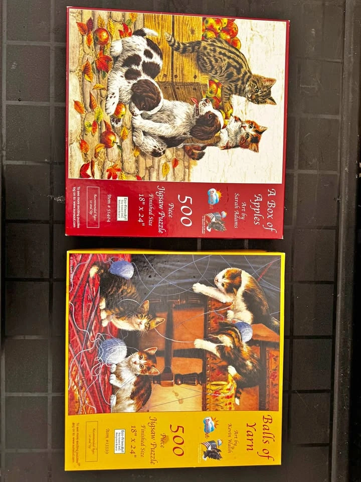 2 Jigsaw Puzzles - The Starry Night & Van Gogh Museum