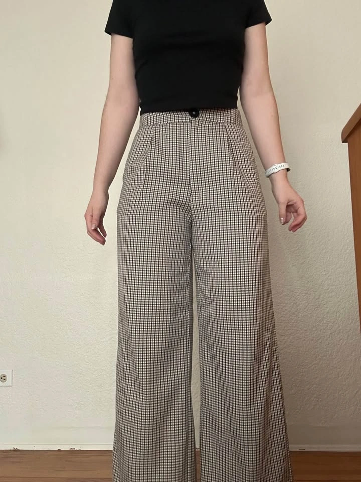 Cute checkered pants - photo 2