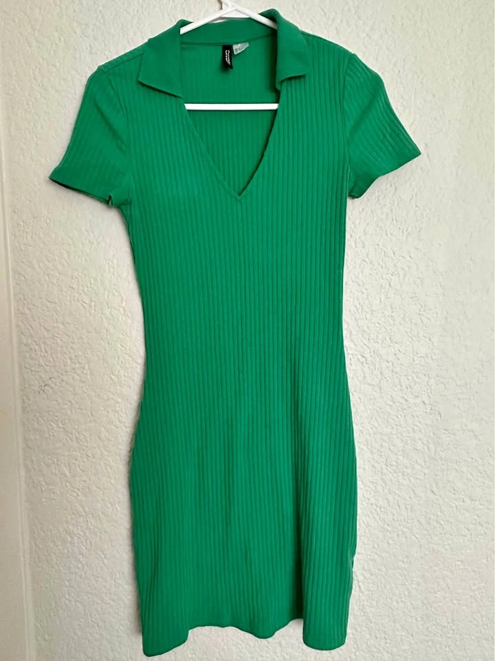 Green Polo style dress