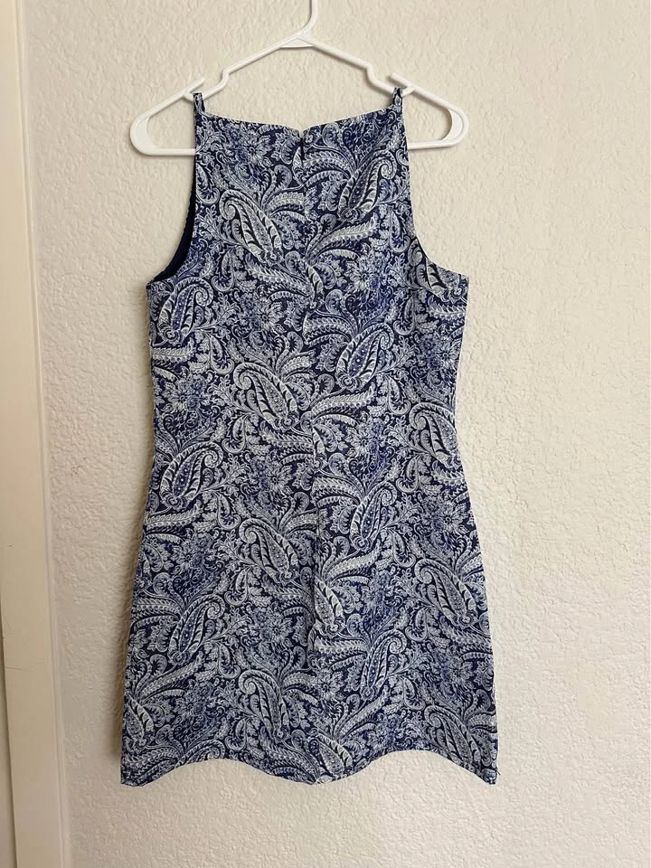 Blue midi dress - photo 2