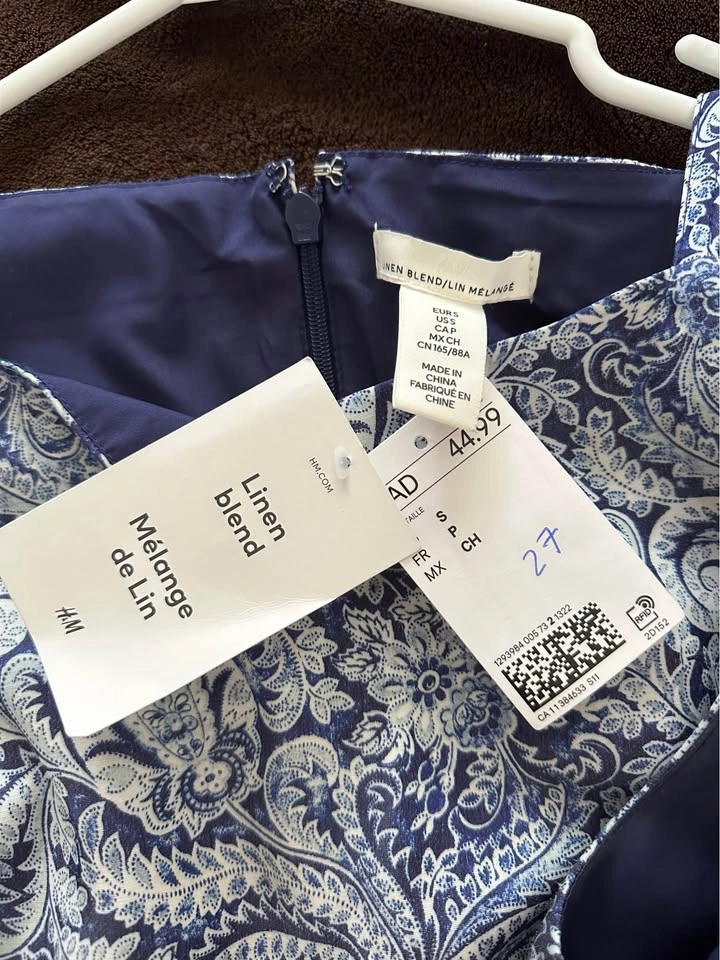 Blue midi dress - photo 3