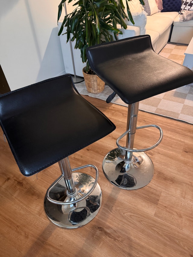 Adjustable Bar Stools (Set of 2)