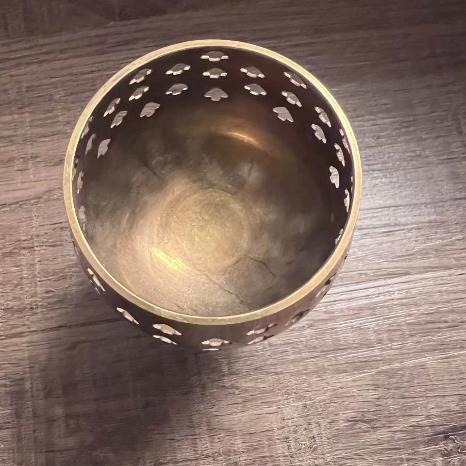 Antique Brass Candle Holder - photo 2