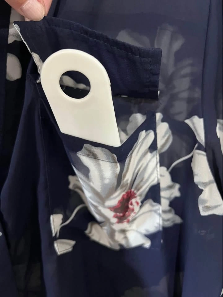 Floral Sheer Midi Kimono Duster Overlay - LG/XL - photo 3