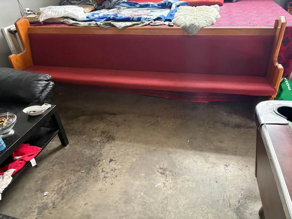 9 foot Oak Church Pew Benches - photo 3