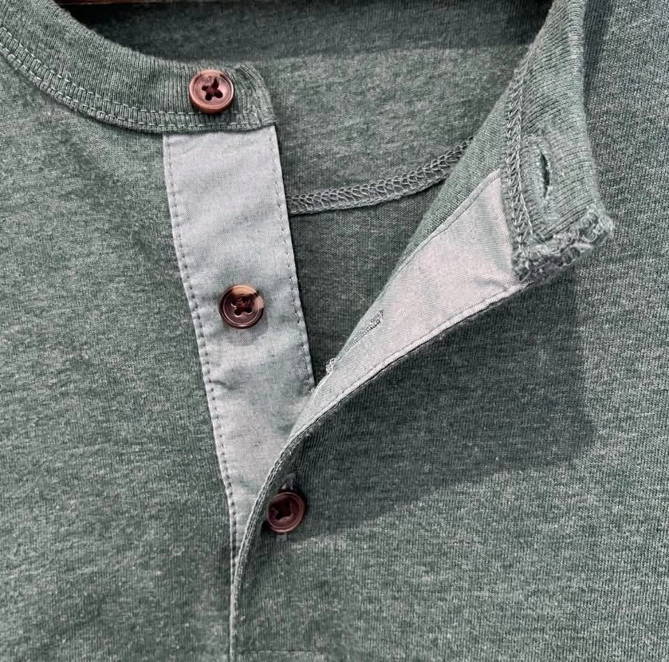 UnTUCKit EcoSoft Short Sleeve Henley T-Shirt MED - photo 3