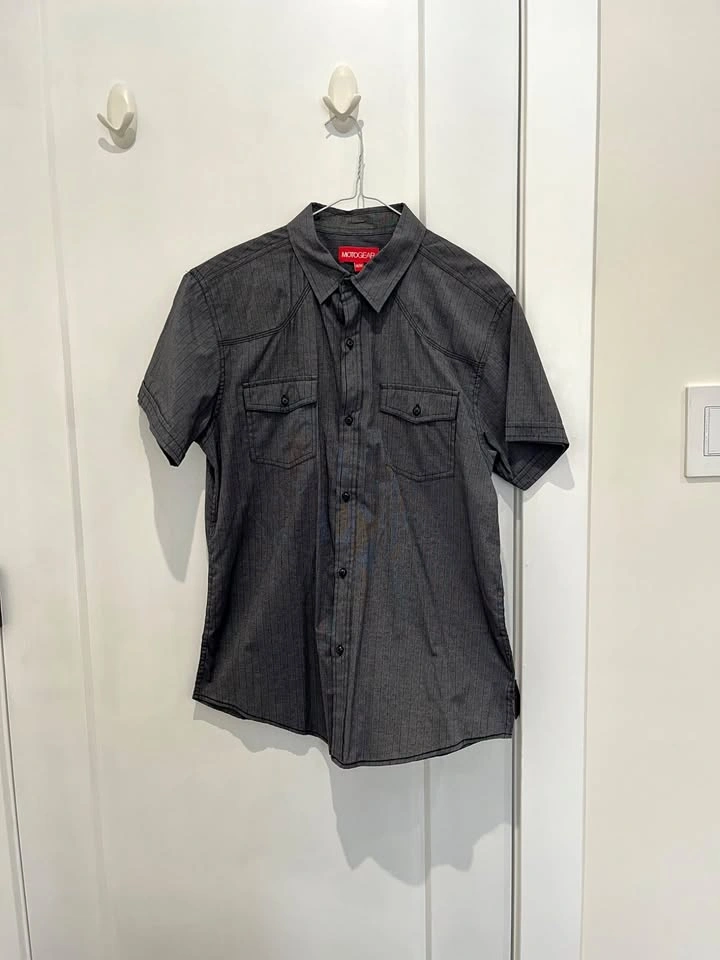 MotoGear Grey Short Sleeved Shirt