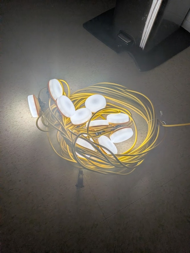 100FT LED Construction String Lights - NEW